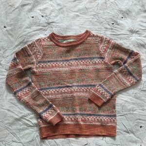 Anthropologie Multicolor Crew Neck Sweater